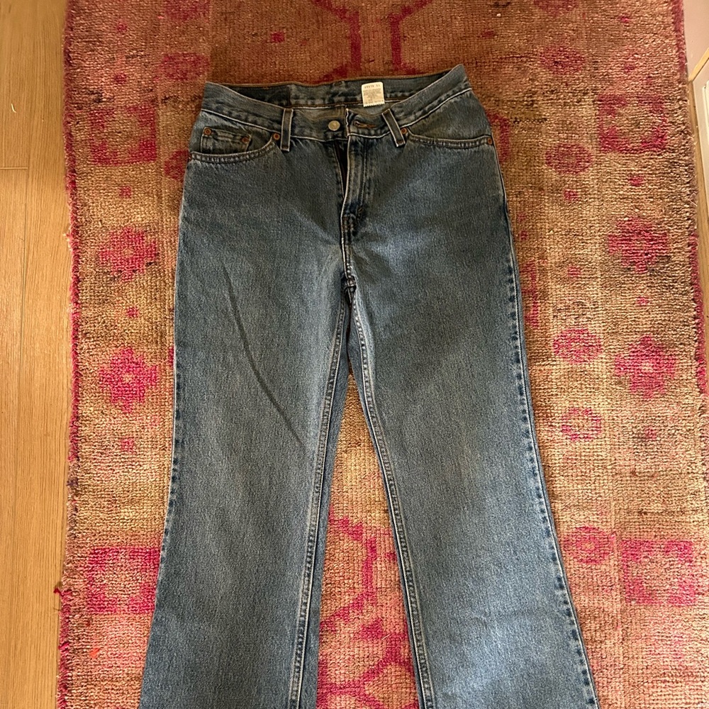 Levi's Blue bootcut Jeans Classic Style - low rise